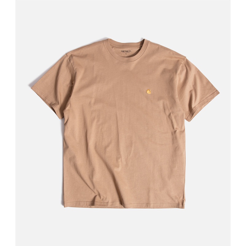 Carhartt WIP Chase T-Shirt|XS|S|M|L|XL|XXL|Peanut/Gold