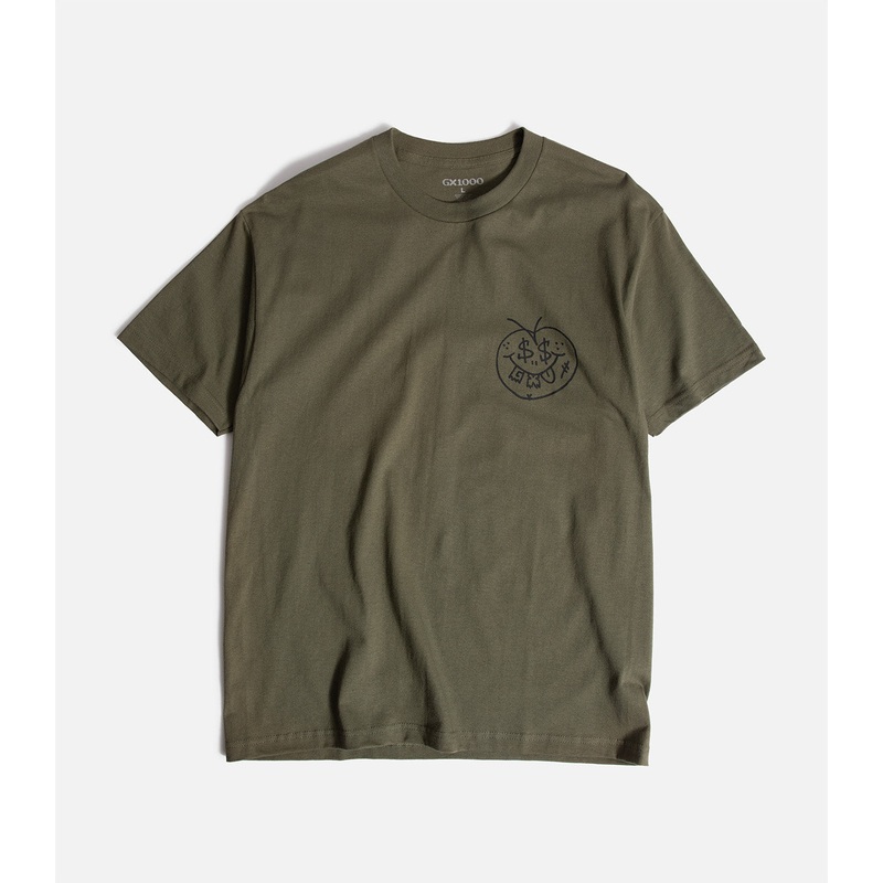 GX1000 Face Plant T-Shirt|S|M|L|XL|XXL|Military Green
