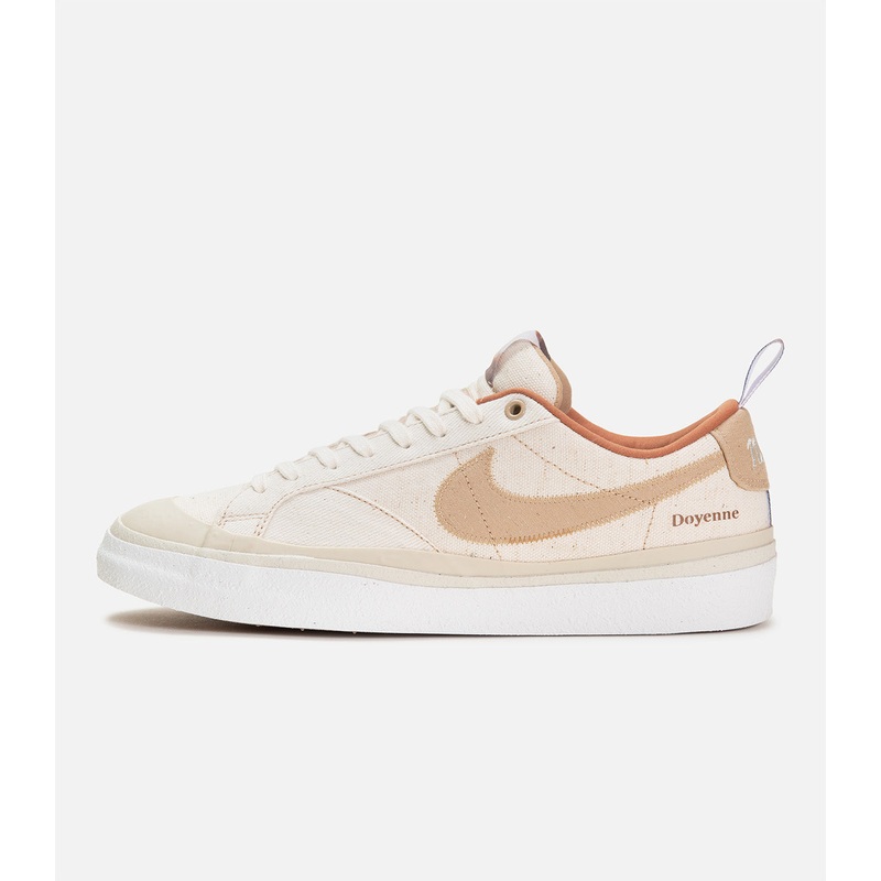 Nike SB X Doyenne Blazer Low|6|6.5|7|7.5|8|8.5|9|9.5|10|10.5|11|11.5|12|13|Coconut Milk/Rattan/Limestone