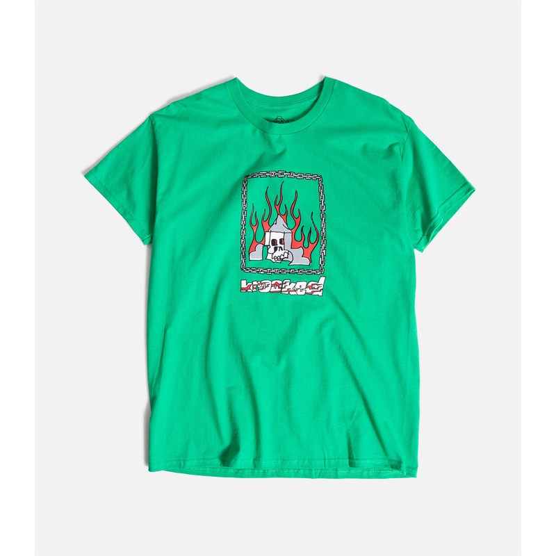Krooked Chain Frame T-Shirt|S|M|L|XL|XXL|Green/Multi