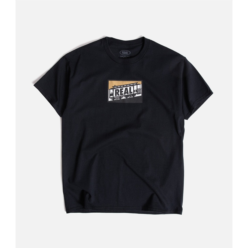 Real Cable Car T-Shirt|S|M|L|XL|XXL|Black/Gold/White