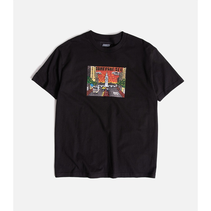 Snack SF Postcard T-Shirt|S|M|L|XL|XXL|Black