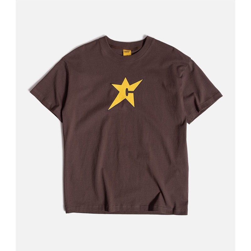 Carpet C-Star Logo T-Shirt|S|M|L|XL|XXL|Brown