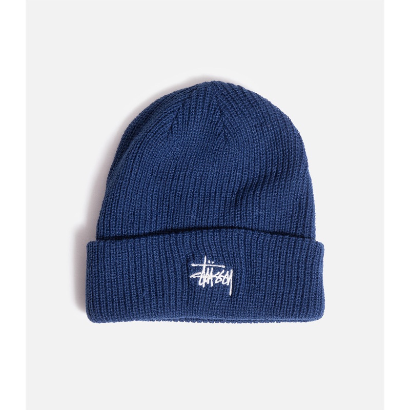 Stussy Basic Cuff Beanie|O/S|Blueberry