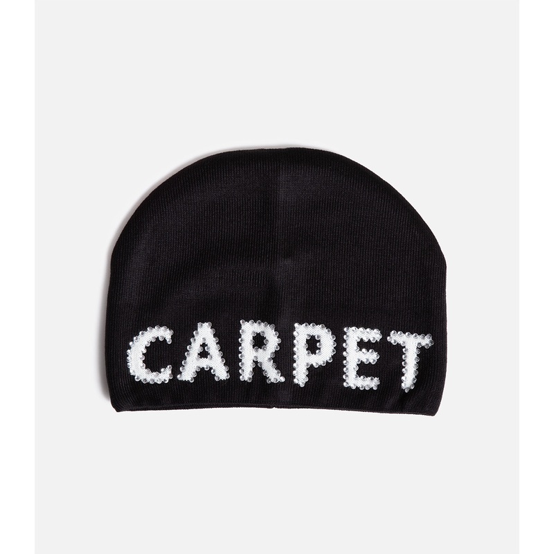 Carpet Rhinestone Beanie|O/S|Black
