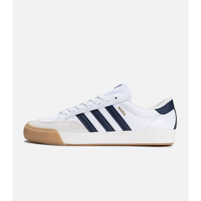 Adidas Nora|5|5.5|6|6.5|7|7.5|8|8.5|9|9.5|10|10.5|11|11.5|12|13|Cloud White/Collegiate Navy/Chalk White