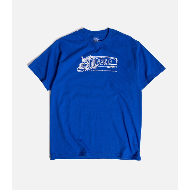 Beef Trucks Truck T-Shirt|S|M|L|XL|XXL|Blue