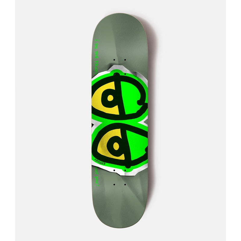 Krooked DBX Eyes Deck|8.25″|Light Green|Full SE