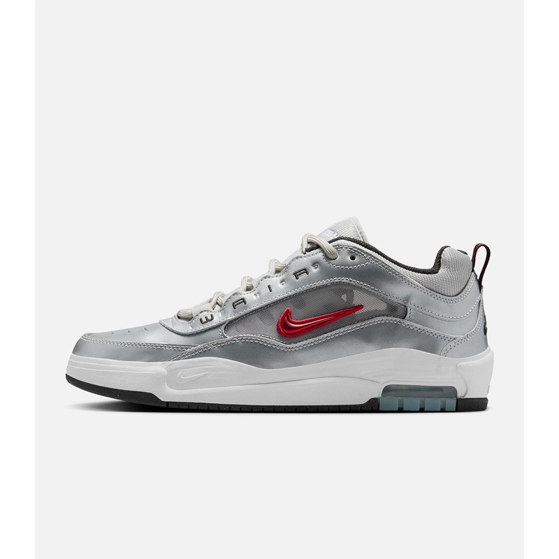 Nike SB Air Max Ishod Premium|6|6.5|7|7.5|8|8.5|9|9.5|10|10.5|11|11.5|12|13|Metallic Silver/Varsity Red