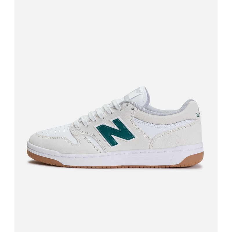 New Balance Numeric NM480JDI|6|6.5|7|7.5|8|8.5|9|9.5|9.5 Wide|10|10 Wide|10.5|10.5 Wide|11|11.5|12|13|White/Green