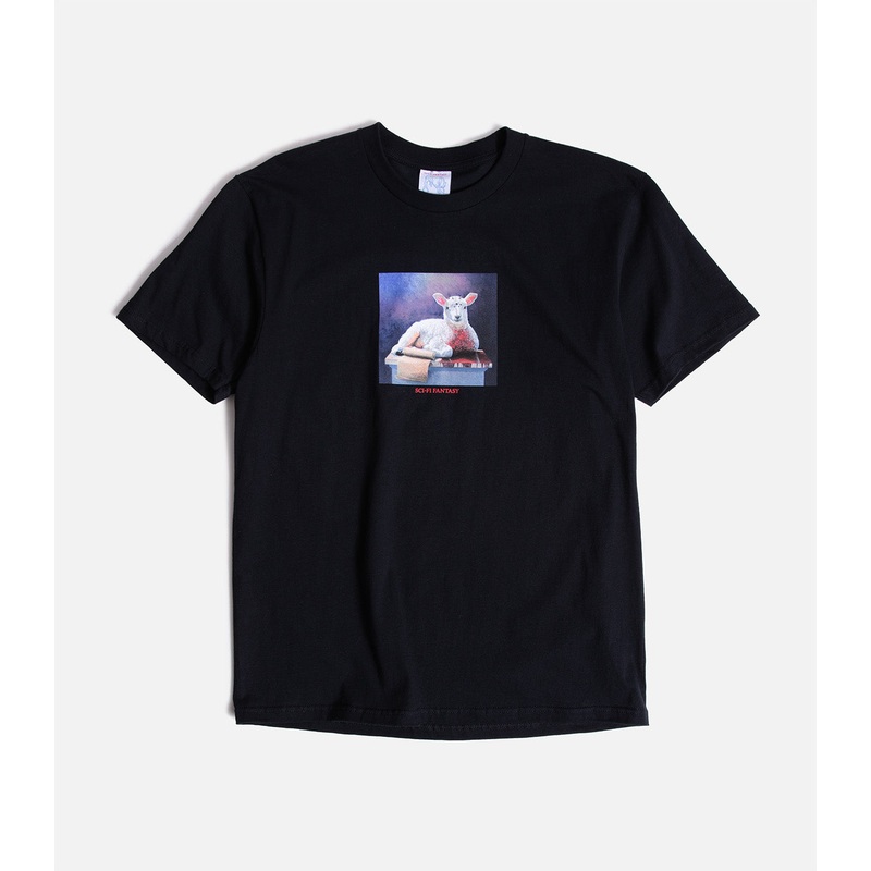 Sci-Fi Fantasy Lamb T-Shirt|S|M|L|XL|XXL|Black