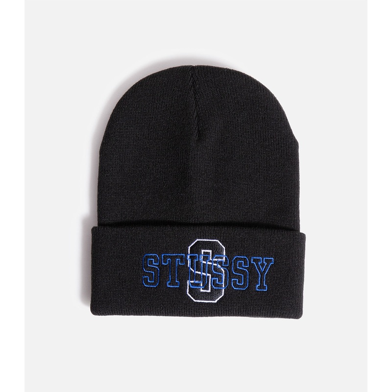 Stussy Big S Cuff Beanie|O/S|Black