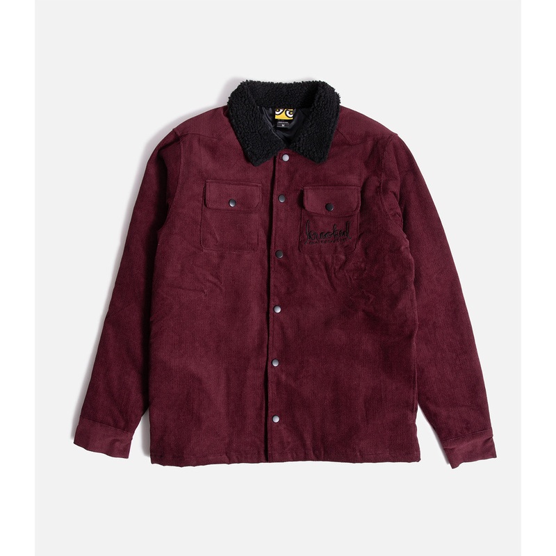 Krooked Skript Jacket|S|M|L|XL|XXL|Burgundy