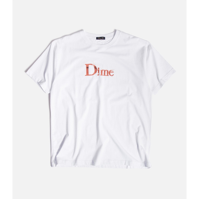 Dime Shiny T-Shirt|S|M|L|XL|XXL|White