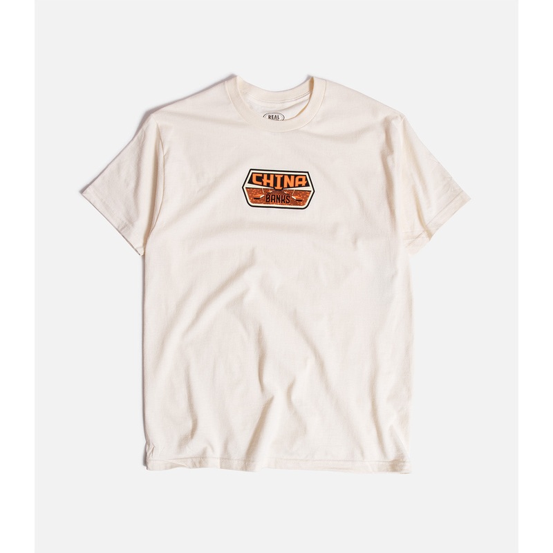 Real China Banks T-Shirt|S|M|L|XL|XXL|Cream/Multi