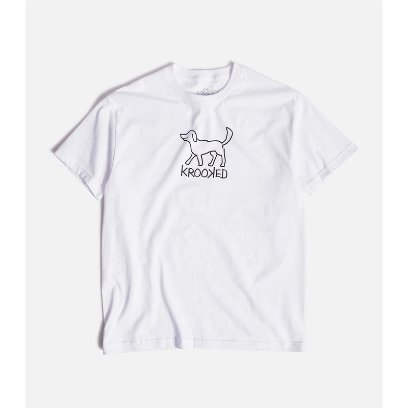 Krooked El Perro T-Shirt|S|M|L|XL|XXL|White/Black