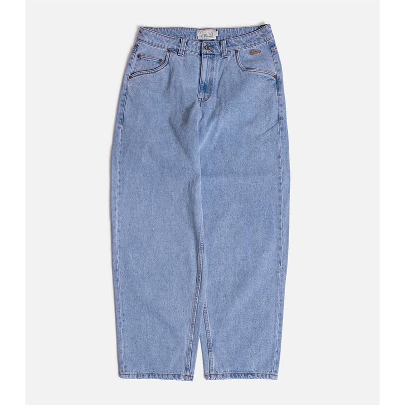 Dime Baggy Denim Pants|28|30|32|34|36|38|Blue Washed