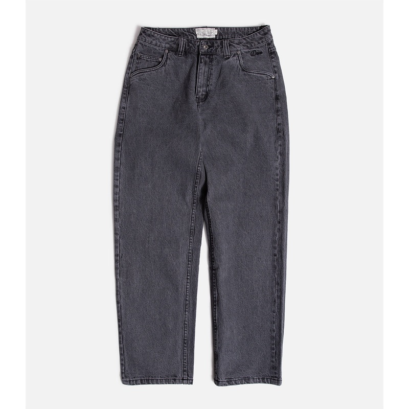 Dime Relaxed Denim Pants|28|30|32|34|36|38|Faded Black
