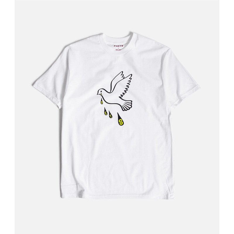 Poets Dove T-Shirt|S|M|L|XL|XXL|White