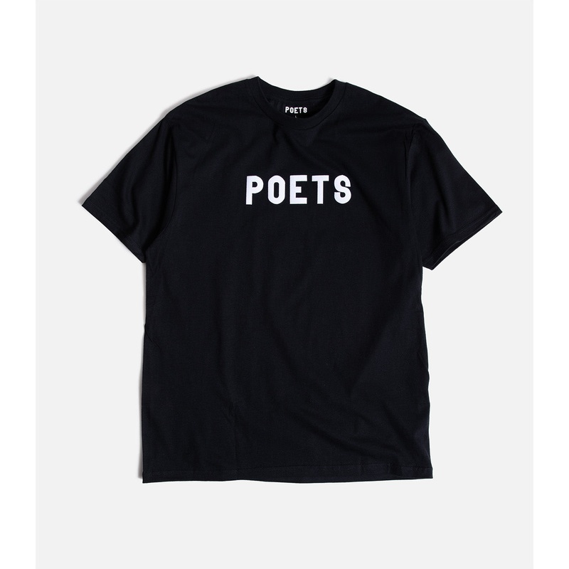 Poets OG Flock T-Shirt|S|M|L|XL|XXL|Black
