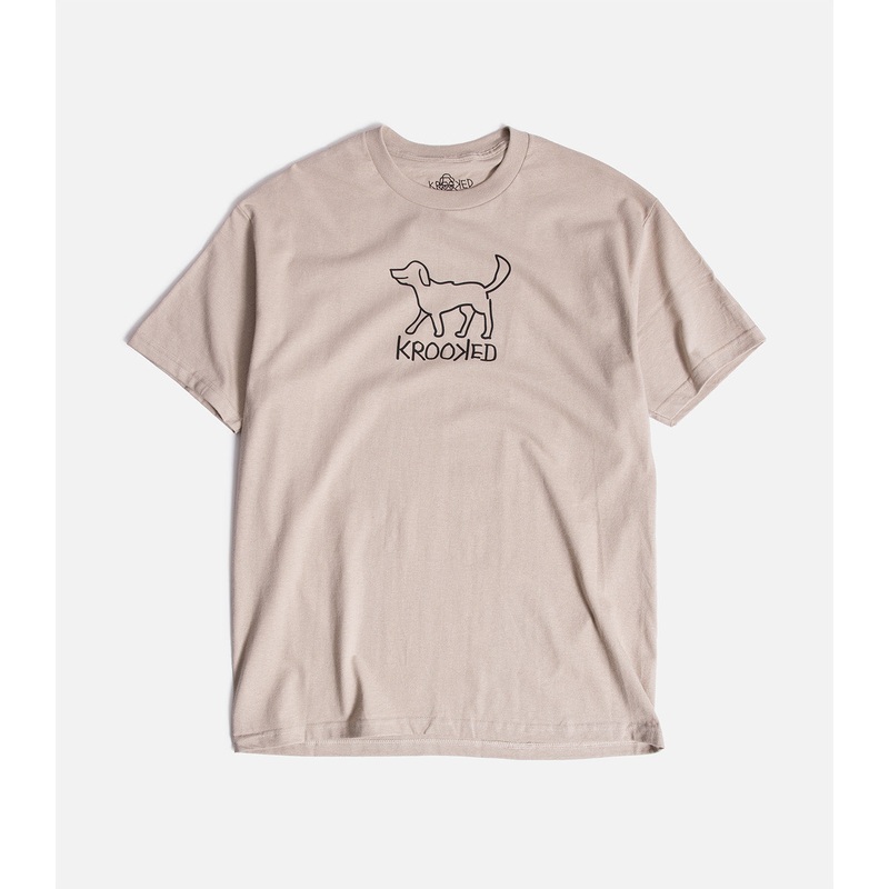 Krooked El Perro T-Shirt|S|M|L|XL|XXL|Sand/Black