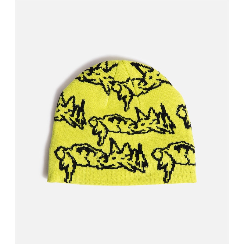 There Parasite Skully Beanie|O/S|Yellow