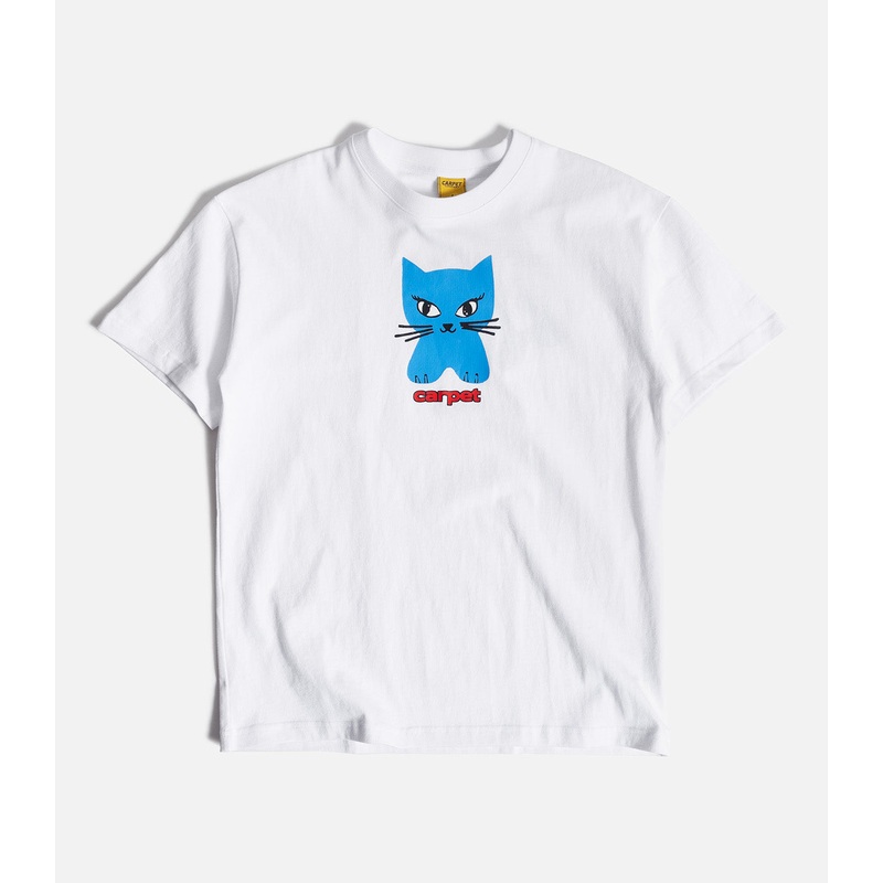Carpet Cat T-Shirt|S|M|L|XL|XXL|White